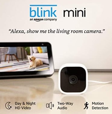 Amazon: Blink Mini Smart Indoor Security Camera $19.99 (Reg $35)
