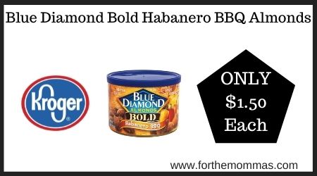 Kroger: Blue Diamond Bold Habanero BBQ Almonds