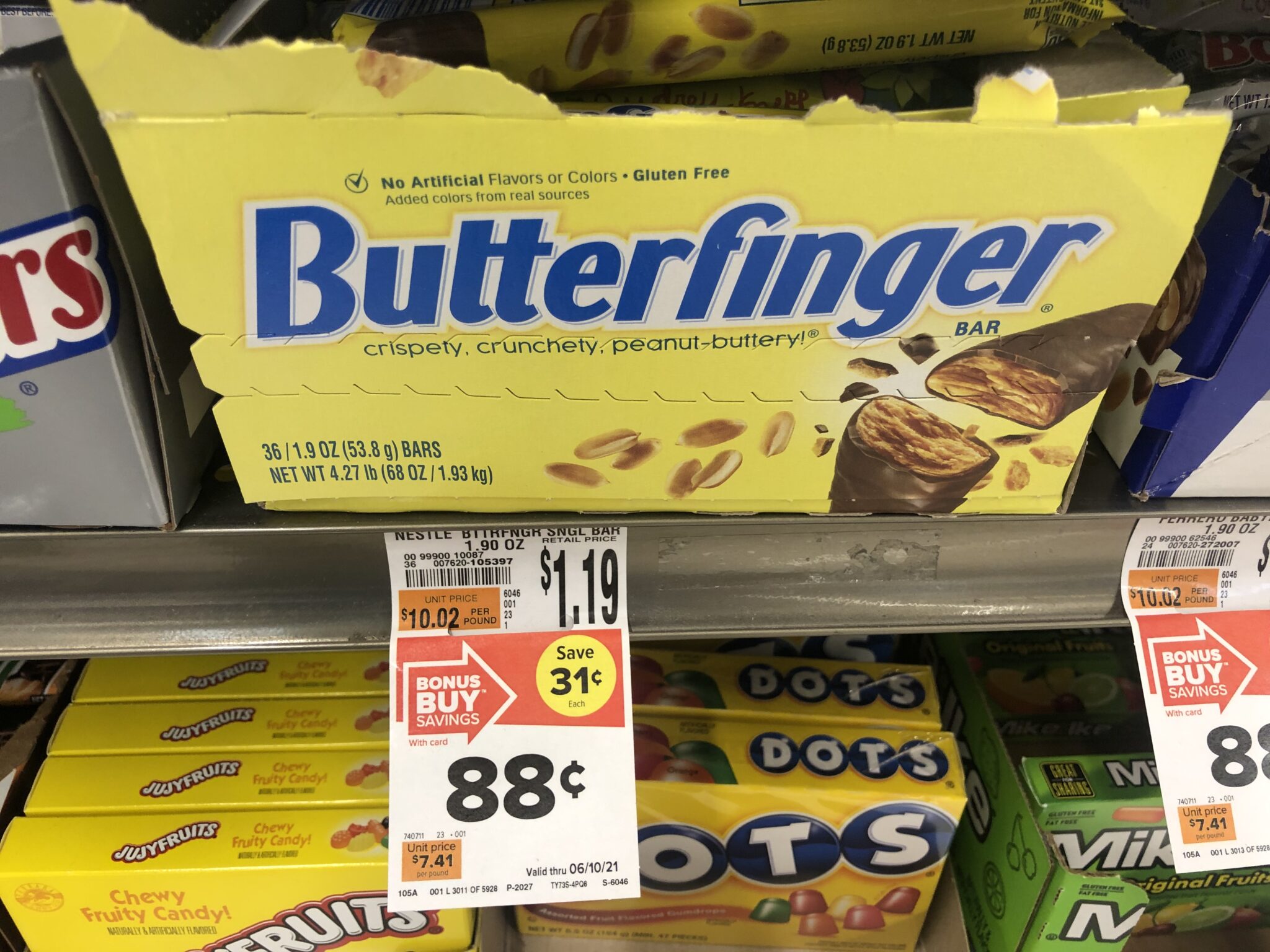Giant: Butterfinger Candy Bar JUST $0.38 Each Thru 6/9! {Rebate}