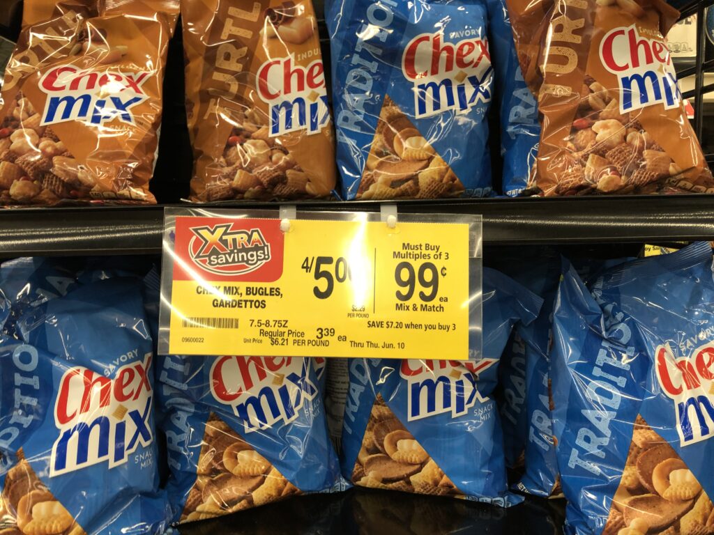 Acme: Chex Mix Or Bugles Snacks