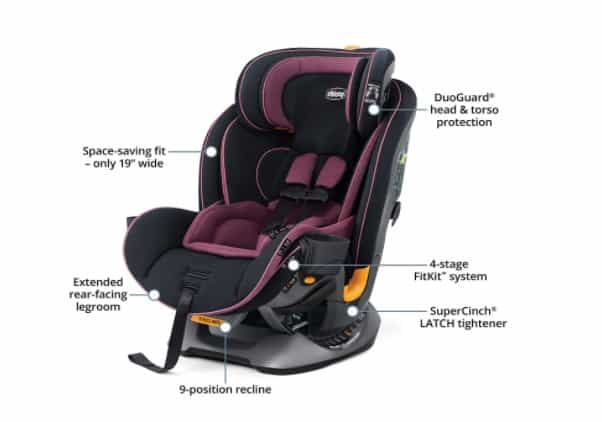Amazon: Chicco Fit4 4-in-1 Convertible Car Seat $262.49