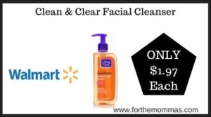 Walmart: Clean & Clear Facial Cleanser