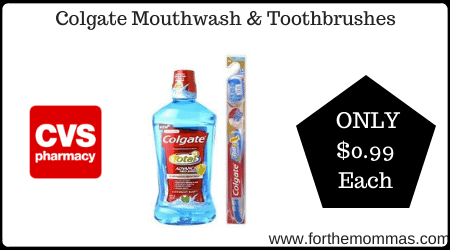 Colgate Toothrbrush & Mouthwash