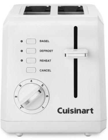 Walmart: Cuisinart Compact Plastic 2-Slice Toaster with Reheat Function $29.95 