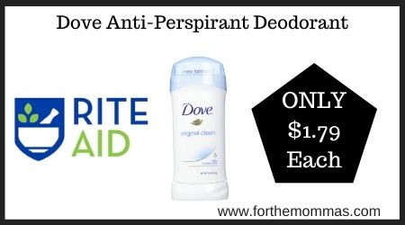 Dove Anti-Perspirant Deodorant