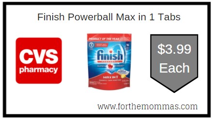 CVS: Finish Powerball Max in 1 Tabs ONLY $3.99 Each 