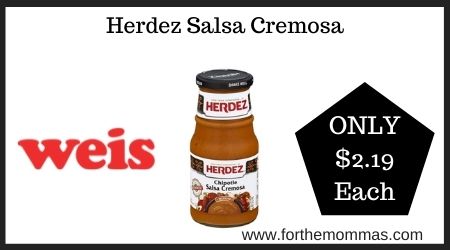 Weis: Herdez Salsa Cremosa