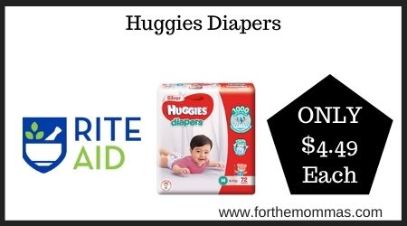 Rite Aid: Huggies Diapers