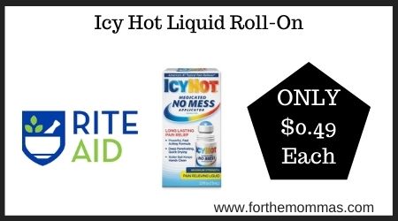 Rite Aid: Icy Hot Liquid Roll-On