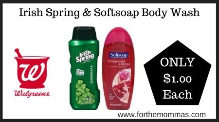 Walgreens: Irish Spring & Softsoap Body Wash