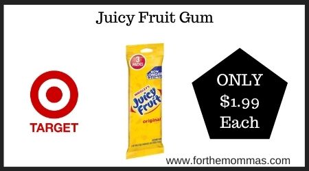 Target: Juicy Fruit Gum