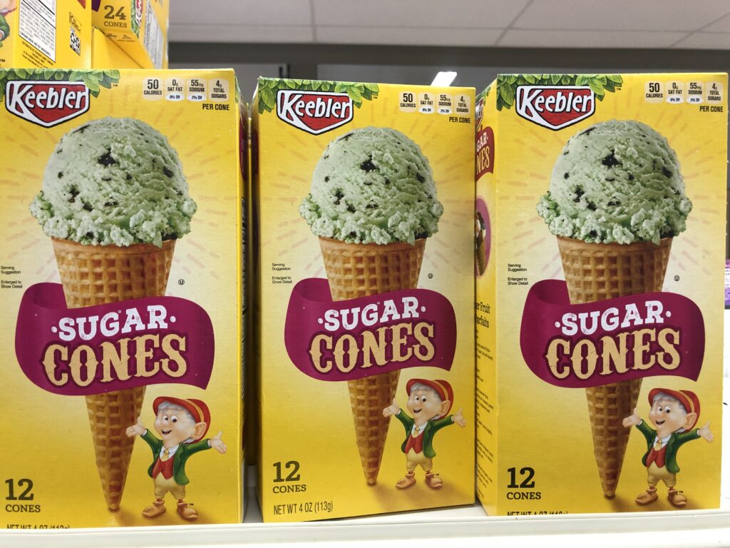 Keebler Ice Cream Cones