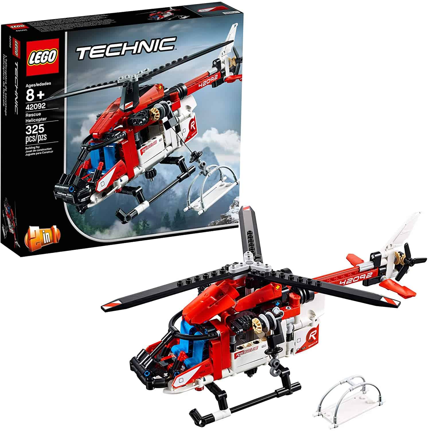 LEGO Technic Rescue Helicopter Building Kit 325 Pc ONLY $19 (Reg $40) – Amazon Prime Deal