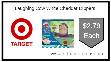 Target: Laughing Cow White Cheddar Dippers ONLY $2.79 Each 