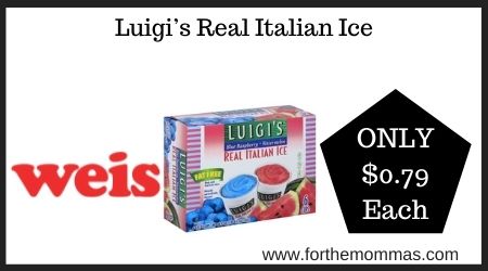 Weis: Luigi’s Real Italian Ice