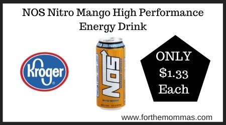 NOS Nitro Mango High Performance Energy Drink