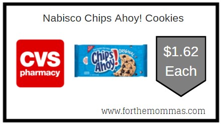 CVS: Nabisco Chips Ahoy! Cookies ONLY $1.62 Each 