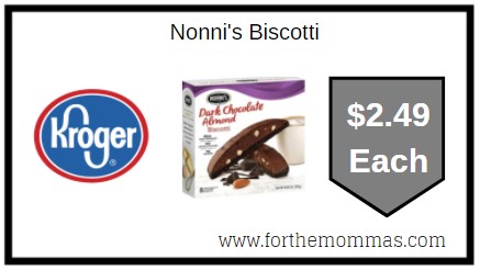 Kroger: Nonni's Biscotti Only $2.49 Each