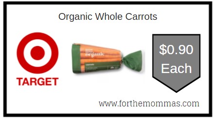Target: Organic Whole Carrots ONLY $0.90 Each