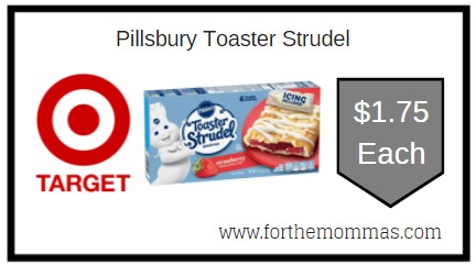 Target: Pillsbury Toaster Strudel ONLY $1.75 Each