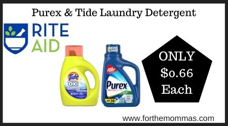 Purex & Tide Laundry Detergent