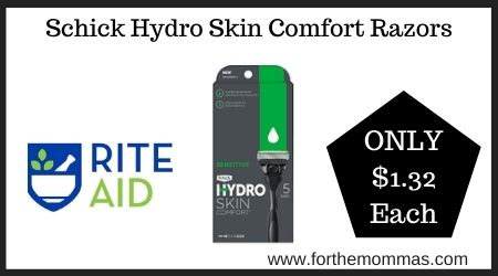 Rite Aid: Schick Hydro Skin Comfort Razors