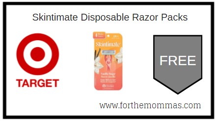 Target: Free Skintimate Disposable Razor Packs
