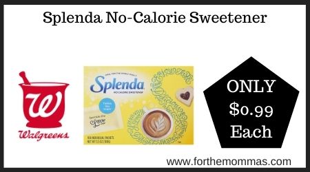 Walgreens: Splenda No-Calorie Sweetener