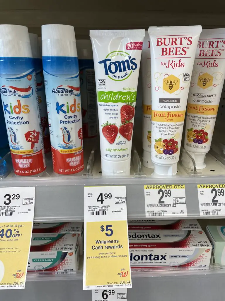 Free Toms Of Maine Children s Toothpaste At Walgreens