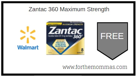 Walmart: FREE Zantac 360 Maximum Strength