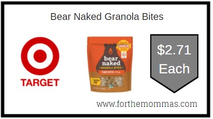 Target: Bear Naked Granola Bites ONLY $2.71 Each