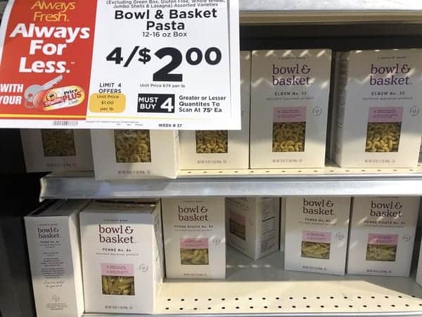 ShopRite: Bowl & Basket Pasta ONLY $0.50 Each