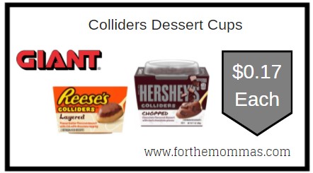 Giant: Colliders Dessert Cups JUST $0.17 Each