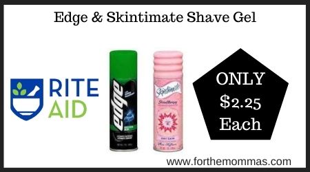 Edge & Skintimate Shave Gel
