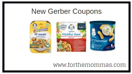 New Printable Gerber Coupons | Up To $3.50