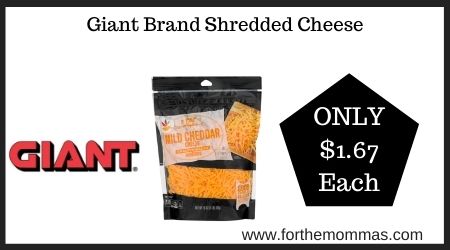 Giant Brand Shredded Cheese