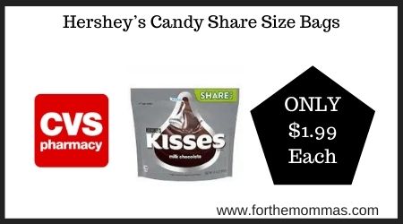 Hershey’s Candy Share Size Bags