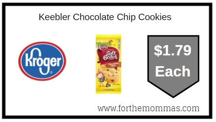 Kroger: Keebler Chocolate Chip Cookies ONLY $1.79 Each 