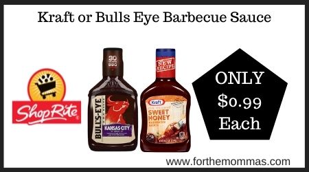 Kraft or Bulls Eye Barbecue Sauce