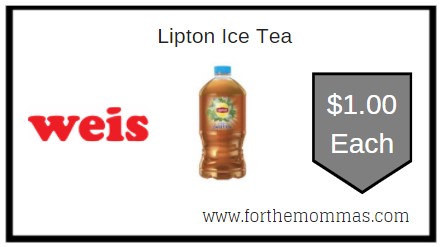 Weis: Lipton Ice Tea ONLY $1.00 Each 