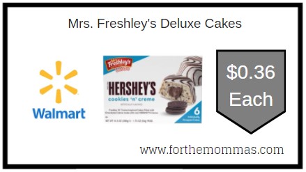 Walmart: Mrs. Freshley's Deluxe Cakes ONLY $0.36 Each