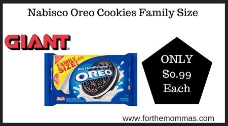 Nabisco Oreo Cookies Family Size