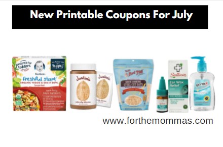 New Coupons For July Over $11 In Savings