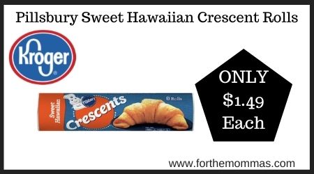 Pillsbury Sweet Hawaiian Crescent Rolls