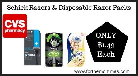 Schick Razors & Disposable Razor Packs