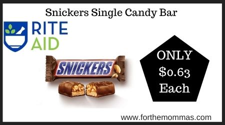 Snickers Single Candy Bar