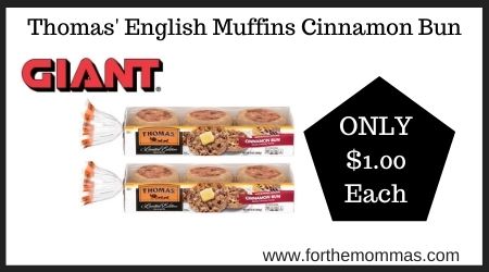 Thomas' English Muffins Cinnamon Bun