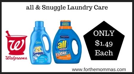 all & Snuggle Laundry Care