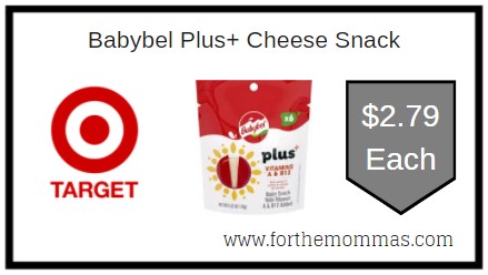 Target: Babybel Plus+ Cheese Snack ONLY $2.79 Each