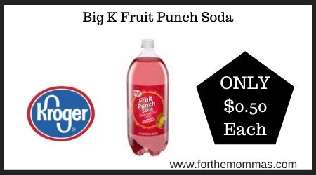 Big K Fruit Punch Soda